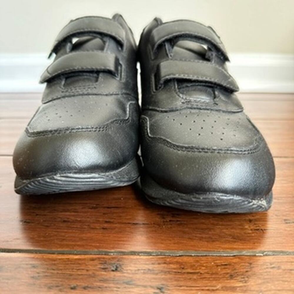 Propet Womens 9W Tour Walker Strap Leather Comfort Shoe Shock Absorbing Black - Picture 5 of 9